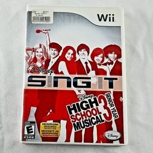 ❤️ Disney Wii Sing it High School Musical 3